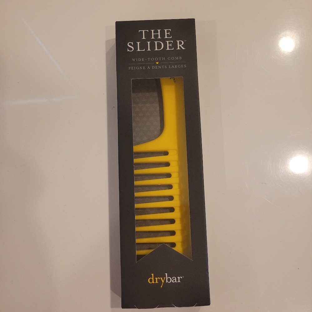 Brabd New Drybar The Slider Yellow Comb
